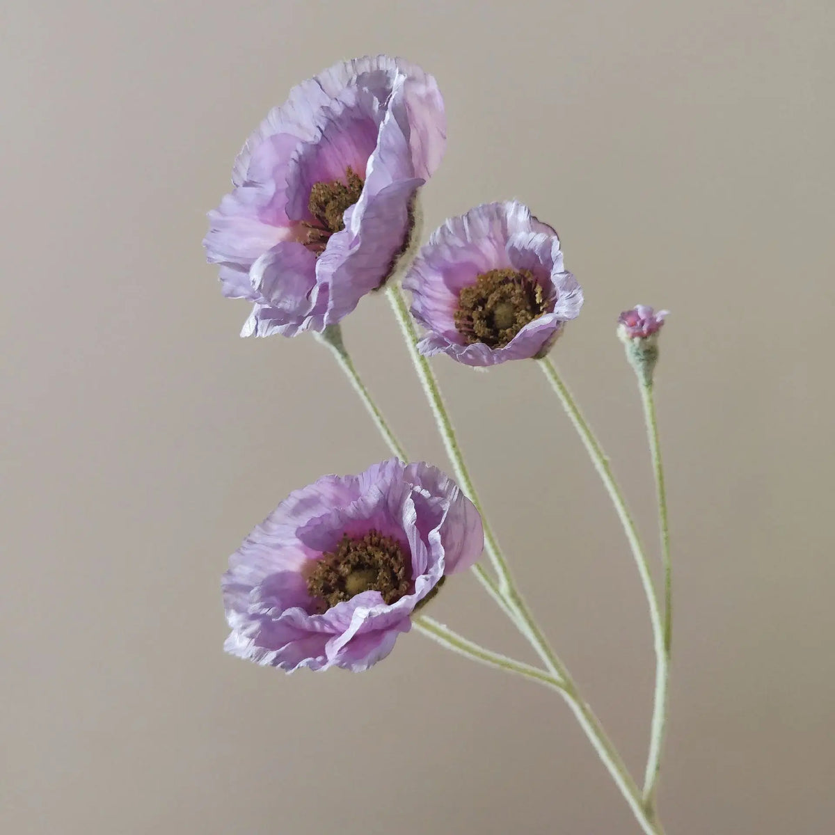 Poppy Artificial Flowers 65cm Long Stem Fake Flowers For Home Decor Garden Wedding Party Decoration DIY Flower Arrangement New