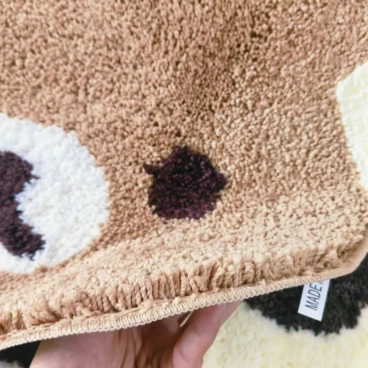 Cartoon Rilakkumas Turftd Rug Kawaii Korilakkuma Bear Floor Mat Bedroom Chair Bedside Lounge Rug Bathroom Doormat Home Decor