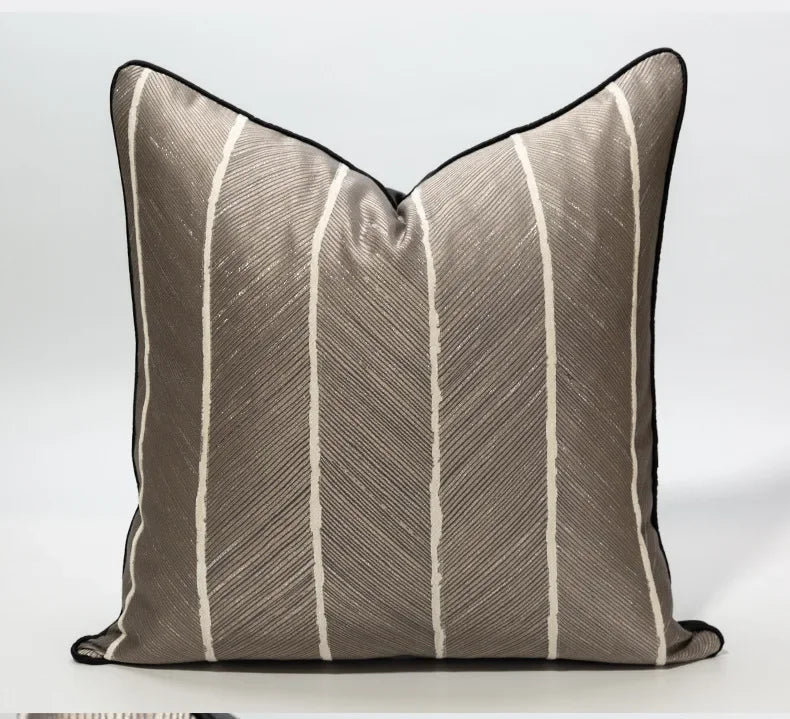 40 Style High Grade Cushion Cover 30x50/45x45/50x50CM Light Luxury Jacquard Pillowcase Champagne Blue Home Hotel Bed Sofa Decor