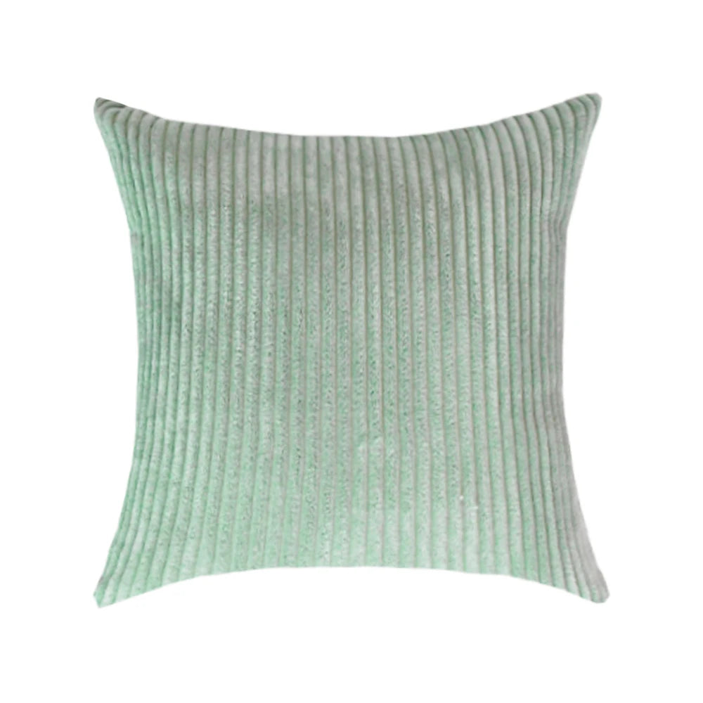 Supersoft Corduroy Cushion Cover Home Decor Pillow Covers Plain Striped Throw Pillow Case for Sofa Bed Living Room Decoration