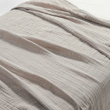 Thin Japan Cotton Yarn Blankets Summer Towel Quilt for Double Queen King Bedspread for Bed Sofa Cover Bedroom Coverlet White