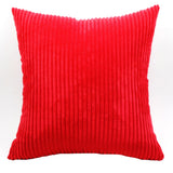 Supersoft Corduroy Cushion Cover Home Decor Pillow Covers Plain Striped Throw Pillow Case for Sofa Bed Living Room Decoration