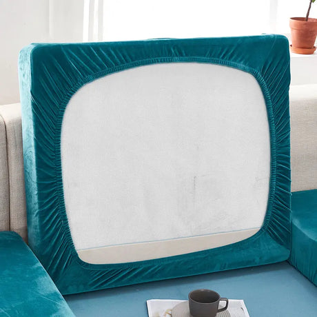 Velvet sofa seat cover cushion cover thick Jacquard solid soft stretch sofa slipcovers funiture protector