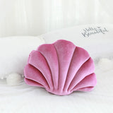 Fairy Home Luxury Decor Shell Pillow princess's Fantastic Velvet Pillow Sea Shell Home Decor Bed Sofa Cushion Decoration Gift