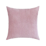 Supersoft Corduroy Cushion Cover Home Decor Pillow Covers Plain Striped Throw Pillow Case for Sofa Bed Living Room Decoration