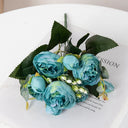 30CM Artificial Flowers Silk Peony Bouquet Festival Vases for Decoration Craft Home Garden Living Room Wedding Accessories Props