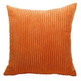 Supersoft Corduroy Cushion Cover Home Decor Pillow Covers Plain Striped Throw Pillow Case for Sofa Bed Living Room Decoration