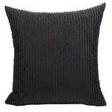 Supersoft Corduroy Cushion Cover Home Decor Pillow Covers Plain Striped Throw Pillow Case for Sofa Bed Living Room Decoration