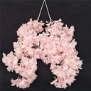 90cm Silk Hydrangea White Branch Drifting Snow Gypsophila Artificial Flowers Cherry Blossoms Wedding Arch Decorate Fake Flower