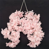 90cm Silk Hydrangea White Branch Drifting Snow Gypsophila Artificial Flowers Cherry Blossoms Wedding Arch Decorate Fake Flower