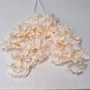 90cm Silk Hydrangea White Branch Drifting Snow Gypsophila Artificial Flowers Cherry Blossoms Wedding Arch Decorate Fake Flower