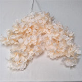 90cm Silk Hydrangea White Branch Drifting Snow Gypsophila Artificial Flowers Cherry Blossoms Wedding Arch Decorate Fake Flower