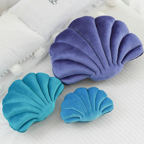 Fairy Home Luxury Decor Shell Pillow princess's Fantastic Velvet Pillow Sea Shell Home Decor Bed Sofa Cushion Decoration Gift