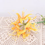 Luxury Long Branch Higan Flower Silk Weathered Orchid Flower Artificial Wedding Christmas Home Garden Decoration Arrangement