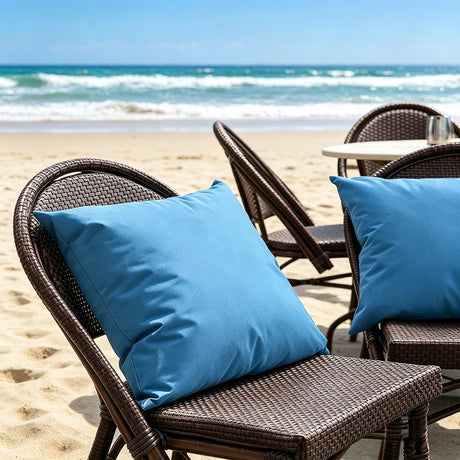 Candy Colors Cushion Cover 45x45cm/50x50cm Waterproof Throw Pillow Covers Outdoor Home Decor Stain-resistant for Patio Sofa
