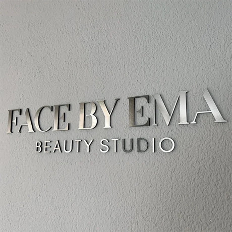 Custom Logo Wall Sign 3D Laser Cut Beauty Salon Sign, Business Signboard Personalized Logo Sign Company Logo For Wall Decoration