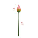 1PC DIY Decoration Artificial Flower New Landscape Long Stem PU Green Plant Artificial Flower Pole Lotus Pod Artificial Lotus