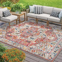 Bohemian Carpet American Country Vintage Mat Living Room Tea Table Mat Outdoor Balcony Fully Covered Rug Courtyard Floor Mats