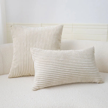 Ultra Soft Teddy Velvet Spliced Corduroy Cushion Cover Living Room Sofa Pillow Cover 30*50 Pillowcase Home Decor Funda Cojin
