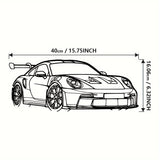 1pc Metal for Supercar Metal Wall Art Modern Iron Home Decor Sign, Dynamic Racing Car Outline Sculpture, Car Decor Ideal choice
