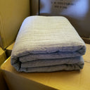 Japanese Blanket Pure Cotton 3 Layer Gauze Double Couple Bed Throw Blanket Simple Solid Color Quilt Bedspread Gery Cover Blanket