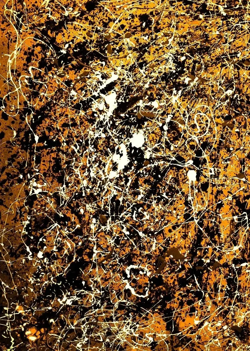 Jackson Pollock Abstract Oil Paintings on Canvas  Famous Art Prints for Living Room Wall Decor Modern Art Posters