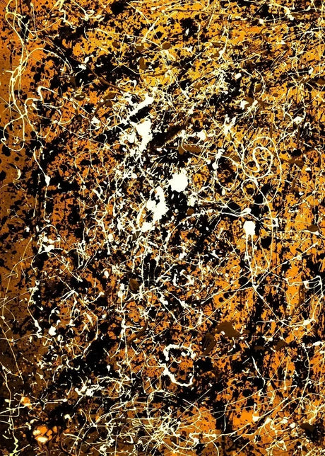 Jackson Pollock Abstract Oil Paintings on Canvas  Famous Art Prints for Living Room Wall Decor Modern Art Posters