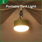 MOSLIGHTING Outdoor LED Camping Light 4 Modes MiNi Portable Hang Tent Lamp USB Rechargeable Portable Waterproof Emergency Light