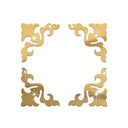 Acrylic Mirror Sticker Wall Cabinet Decor Self-adhesive Geometry Wall Corner Decorative Wall Stickers DIY Room Home Office Decor
