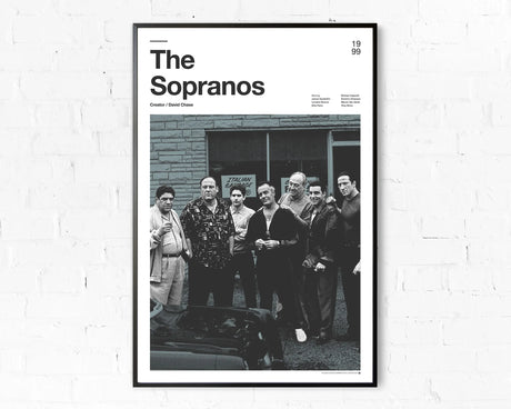 Classic Movie TV Series Breaking Bad/The Sopranos/Top Gun Simple Modern Home Wall Decor Painting Canvas Poster