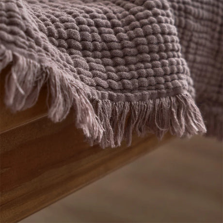 Maillard Cotton Blankets Four Layers Of Gauze Sofa Cover Blanket With Tassel AB Side Office Nap Decorative Bed Muslin Blanket