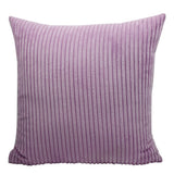 Supersoft Corduroy Cushion Cover Home Decor Pillow Covers Plain Striped Throw Pillow Case for Sofa Bed Living Room Decoration