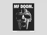 MF Doom Comic Album Poster Aesthetic Rapper Hip Hop Rock Music Band MM Food Mask Canvas For Wall Art Room Decor Home Decoration