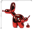 Balloon Dog Doggy Poo Statue Resin Animal Sculpture Home Decoration Resin Craft Office Decor Standing black gold