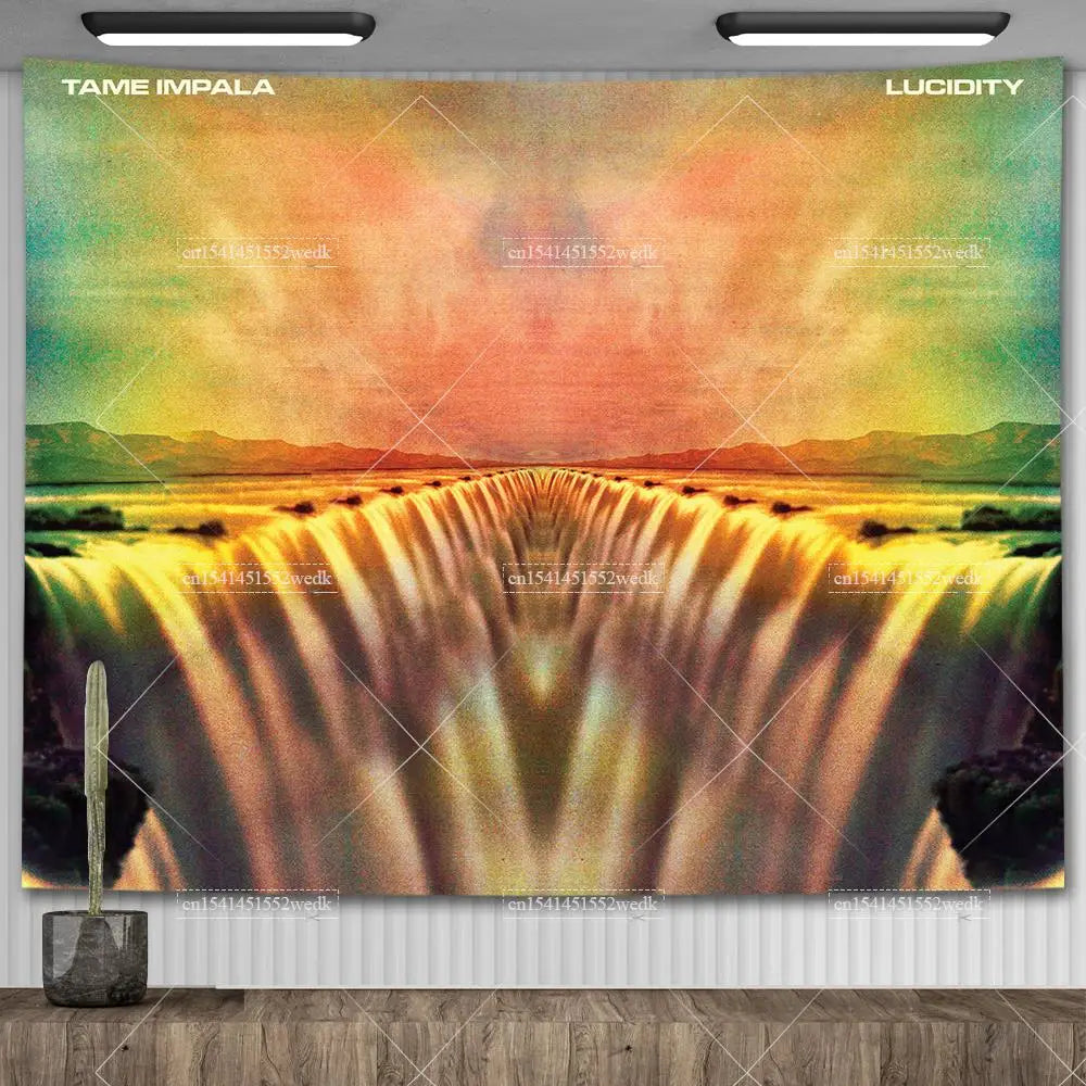 Tame Impala Currents Music Album Posters Wall Hanging Rock Band Poster Meme Tapestries For Bedroom Home Decor Aesthetic Flags