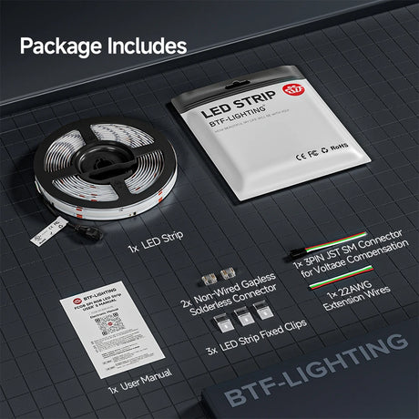 FCOB SPI RGB IC LED Light Strip WS2811 Addressable 720 630 LEDs Dream Color DC12V 24V WS2812B High Flexible FOB COB Lights