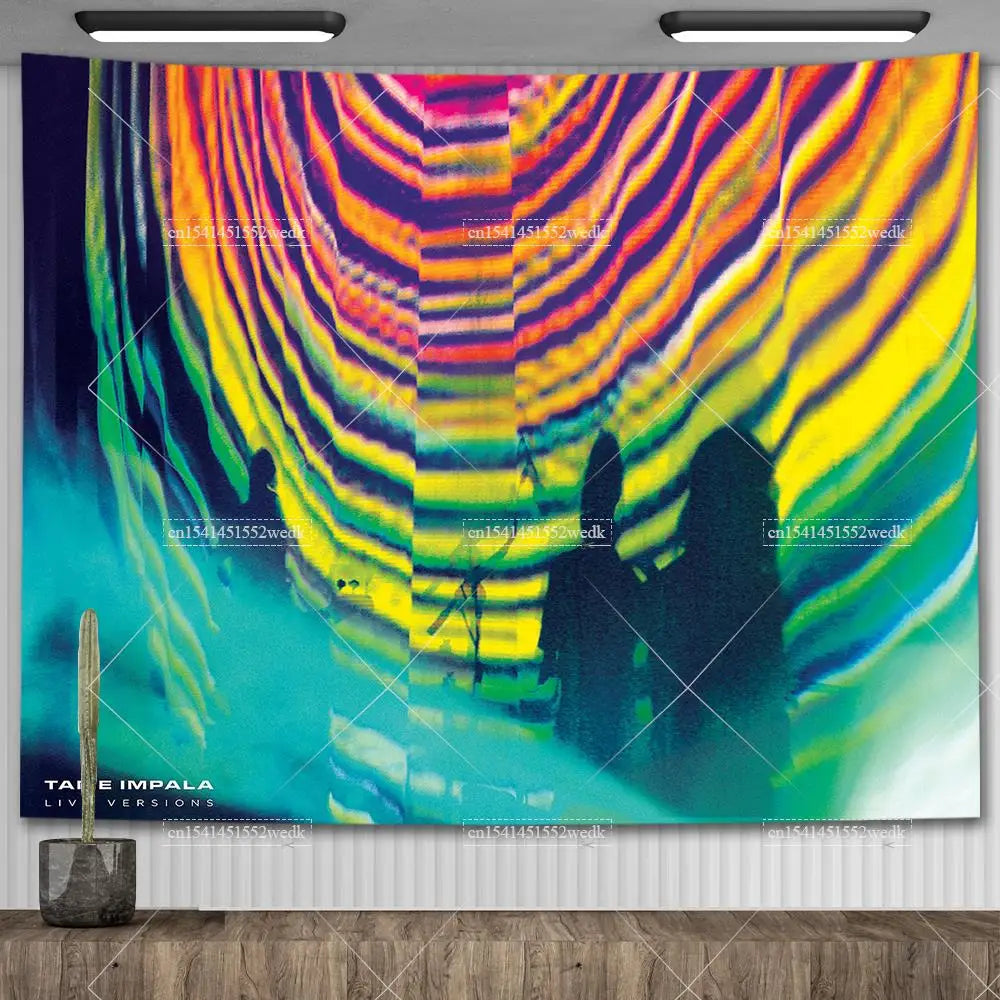 Tame Impala Currents Music Album Posters Wall Hanging Rock Band Poster Meme Tapestries For Bedroom Home Decor Aesthetic Flags