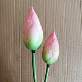 1PC DIY Decoration Artificial Flower New Landscape Long Stem PU Green Plant Artificial Flower Pole Lotus Pod Artificial Lotus