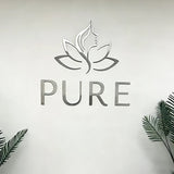 Custom Logo Wall Sign 3D Laser Cut Beauty Salon Sign, Business Signboard Personalized Logo Sign Company Logo For Wall Decoration
