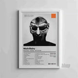MF Doom Comic Album Poster Aesthetic Rapper Hip Hop Rock Music Band MM Food Mask Canvas For Wall Art Room Decor Home Decoration