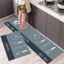 Non-slip Kitchen Mat Long Rugs Crystal Velvet Carpet for Living Room Absorbent Foot Mats Bedroom Doormat Alfombra Small Rugs