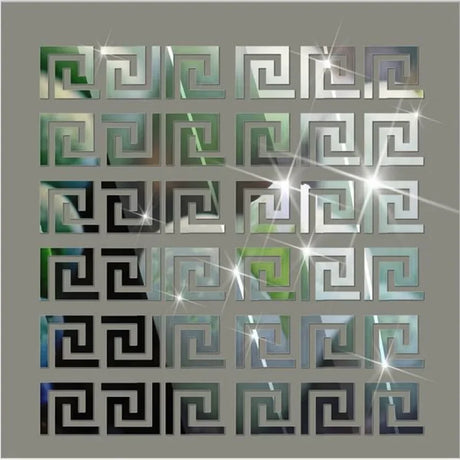 3D 5/10CM Square Self Adhesive Waist Line Mirror Sticker Wall Stickers for Living Room Ceiling Edge Strip Corner Line Wall Decor
