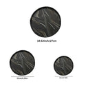 A Round Bathroom Tray, Decorative Vanity Tray, Silicone Soap Holder, Kitchen Countertop Organizer, Coffee Table Decoration, Suitable for Candles, Perfumes, Plants - Decorative Tray