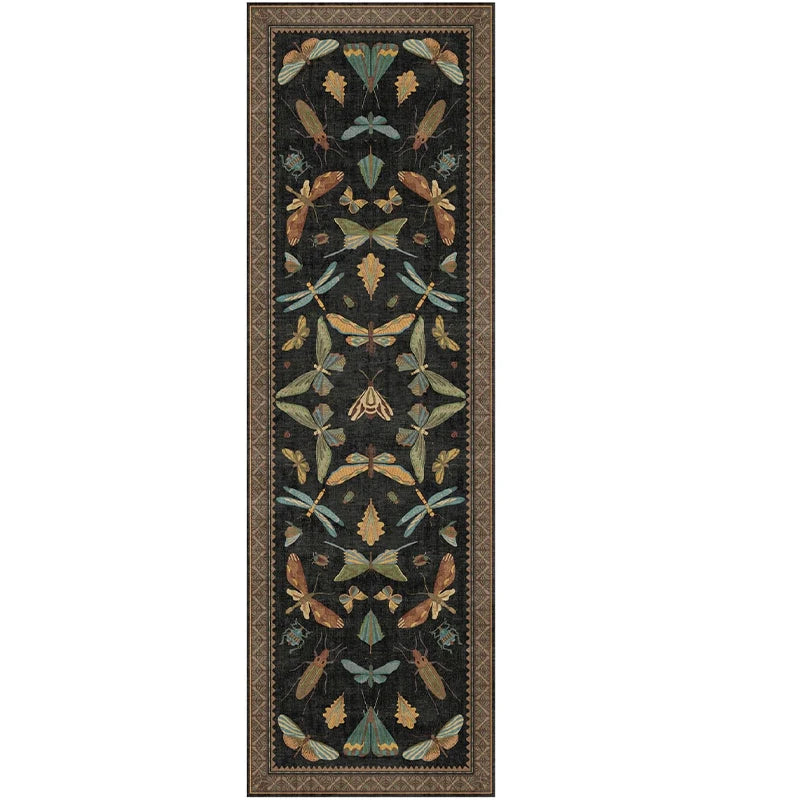 Corridor Carpet Runner Rug Hallway Long Strip Carpets Anti-slip Machine Washable Floor Mat Retro Style Home Decor Bedside Rugs