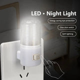 1/2PCS LED Night Light US/EU Plug Energy Saving Room Lamp Living Room Bedroom Corridor Home Lighting Bedside Indoor Night Lights