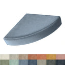 Custom Corduroy Corner Floor Cushion Right Angled Fan-Shaped Cushion Meditation Floor Pillows Cushion Yoga Cushions Seating Pads
