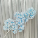 90cm Silk Hydrangea White Branch Drifting Snow Gypsophila Artificial Flowers Cherry Blossoms Wedding Arch Decorate Fake Flower