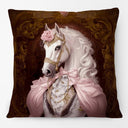 Animals Portrait Poster Pillowcase Horse Dog Fox Flower Giraffe Leopard Tiger Cushion Cover Living Room Square Home Decoration