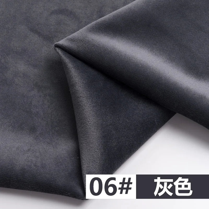 155 Cm Wide Velvet Fabric Dutch Velvet Solid Color Sofa Cover Pillow Cushion Curtain DIY Spring and Autumn Apparel Sewing Fabric