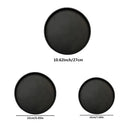 A Round Bathroom Tray, Decorative Vanity Tray, Silicone Soap Holder, Kitchen Countertop Organizer, Coffee Table Decoration, Suitable for Candles, Perfumes, Plants - Decorative Tray